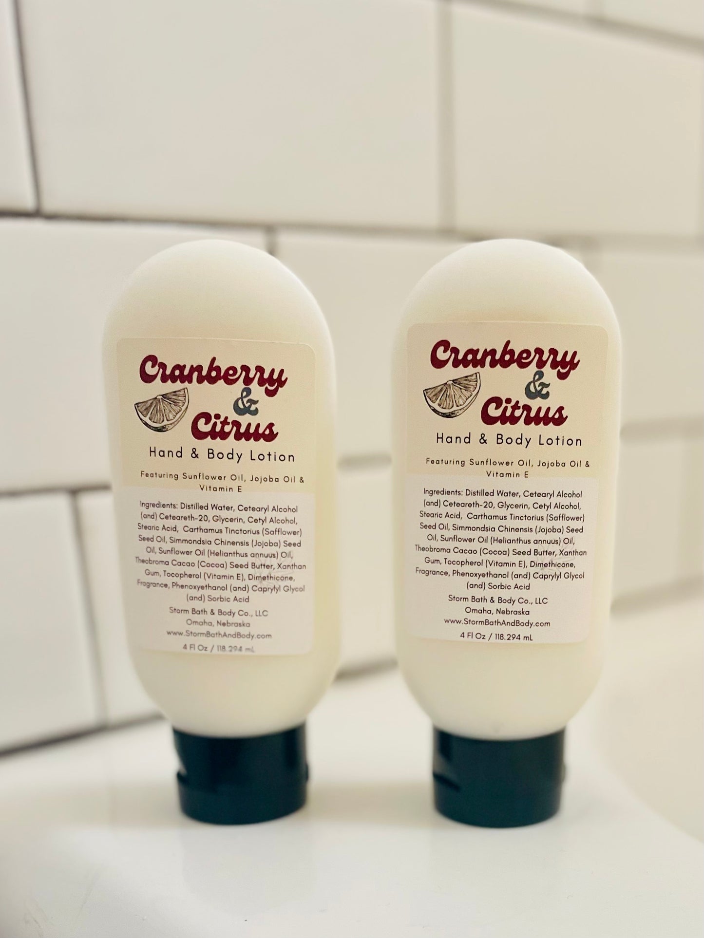 Hand & Body Lotion - Cranberry & Citrus